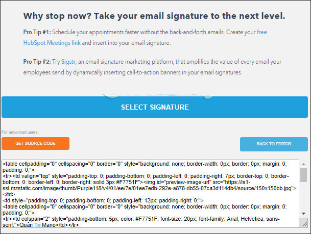 C&aacute;ch tạo chữ k&yacute; Gmail tr&ecirc;n một số website hỗ trợ