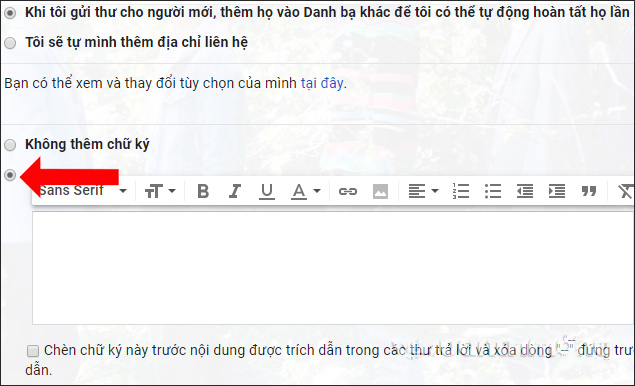 C&aacute;ch tạo chữ k&yacute; gmail thủ c&ocirc;ng