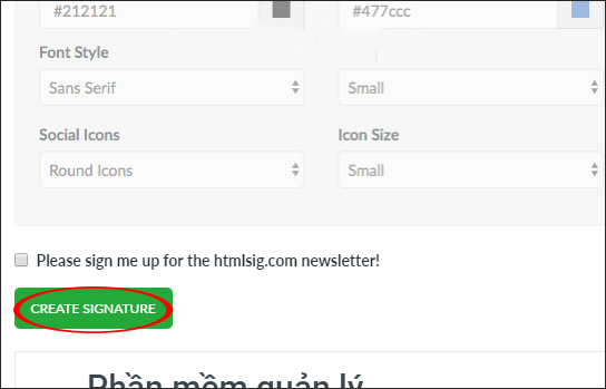 C&aacute;ch tạo chữ k&yacute; Gmail tr&ecirc;n một số website hỗ trợ