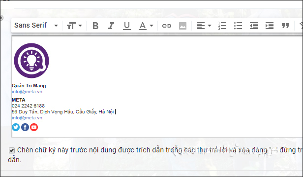 C&aacute;ch tạo chữ k&yacute; Gmail tr&ecirc;n một số website hỗ trợ