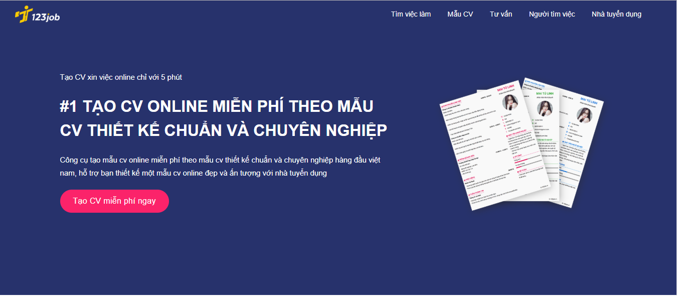 tạo cv chuy&ecirc;n nghiệp nhất