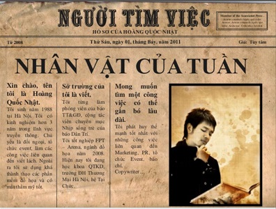 CV cho d&acirc;n thiết kế: Một CV ph&aacute; c&aacute;ch ấn tượng