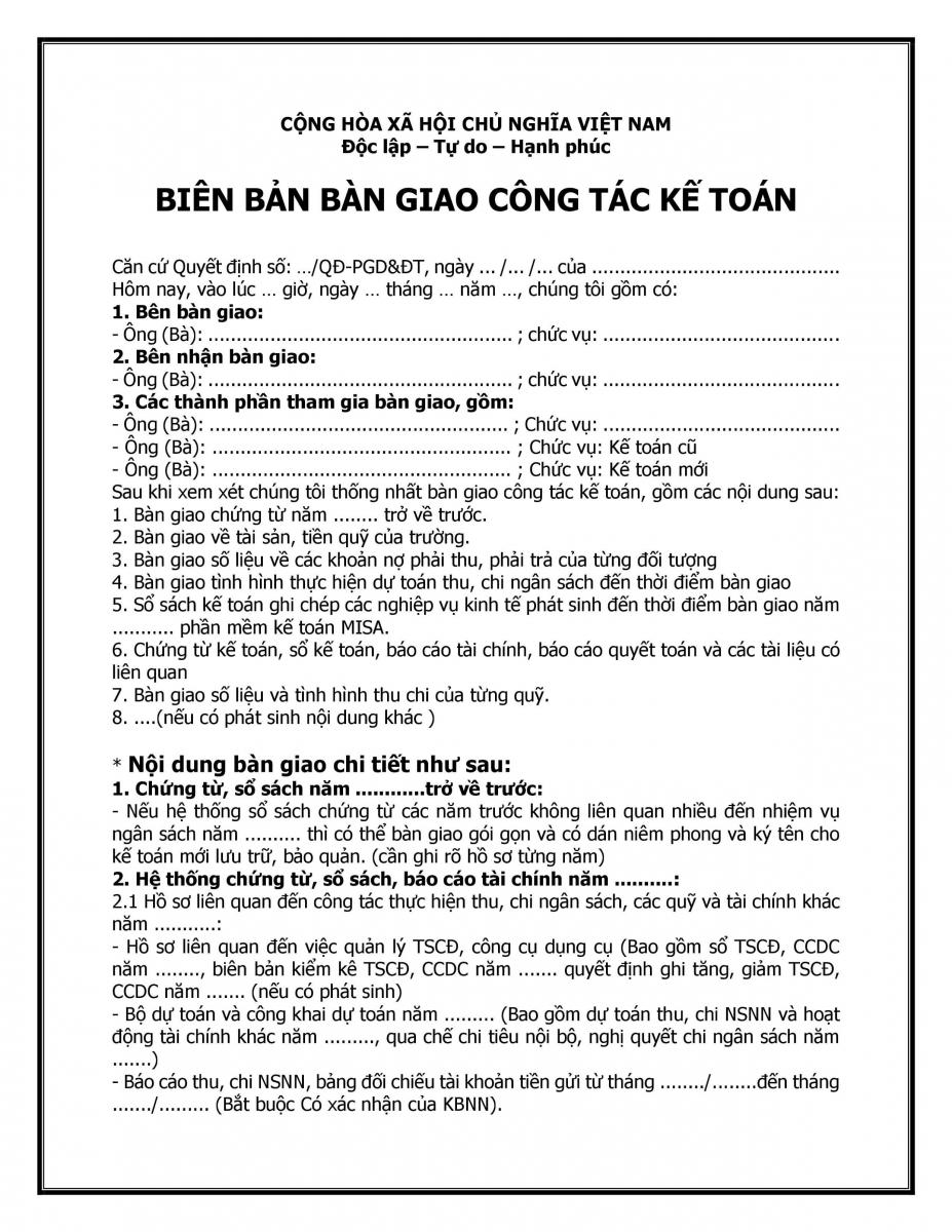 biên bản