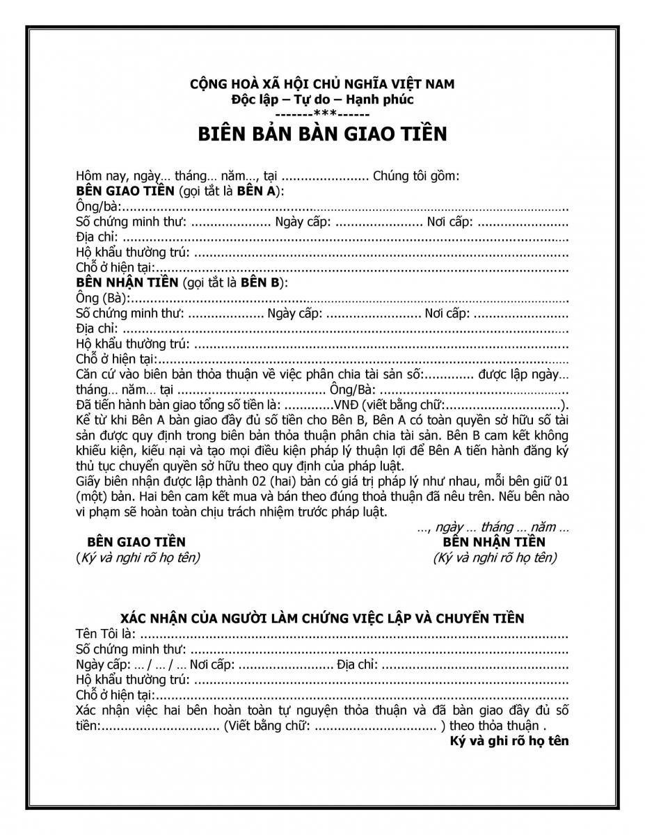 biên bản