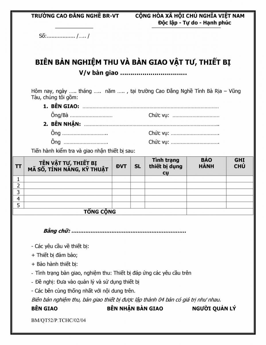 biên bản
