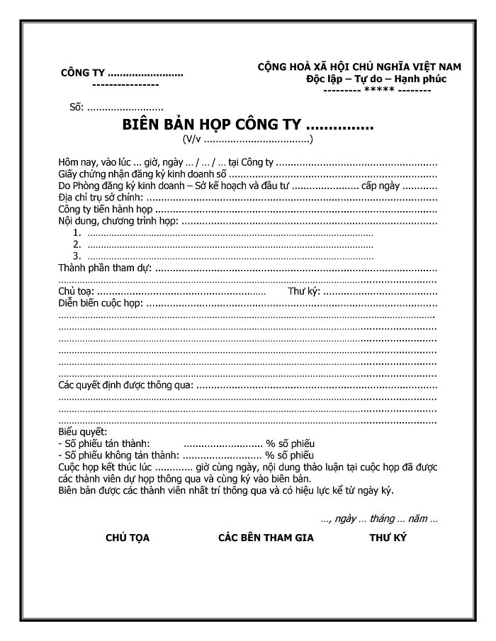 bi&ecirc;n bản