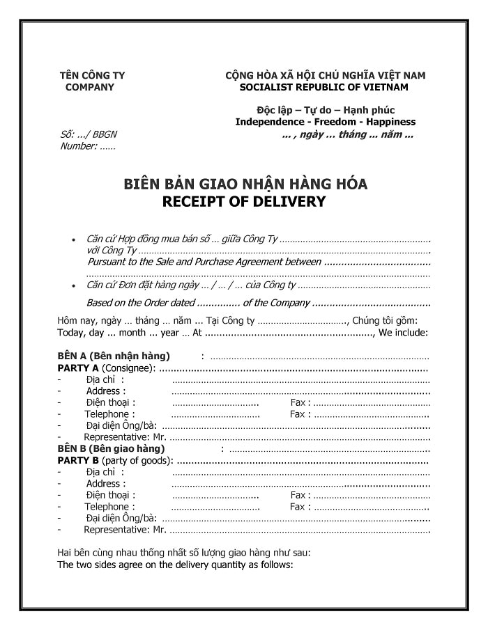 bi&ecirc;n bản