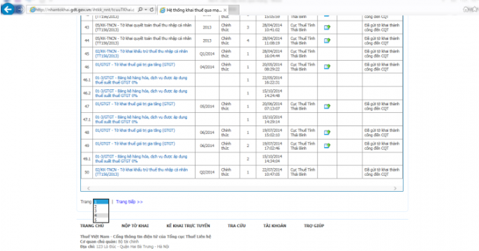 C&aacute;ch nộp BCTC