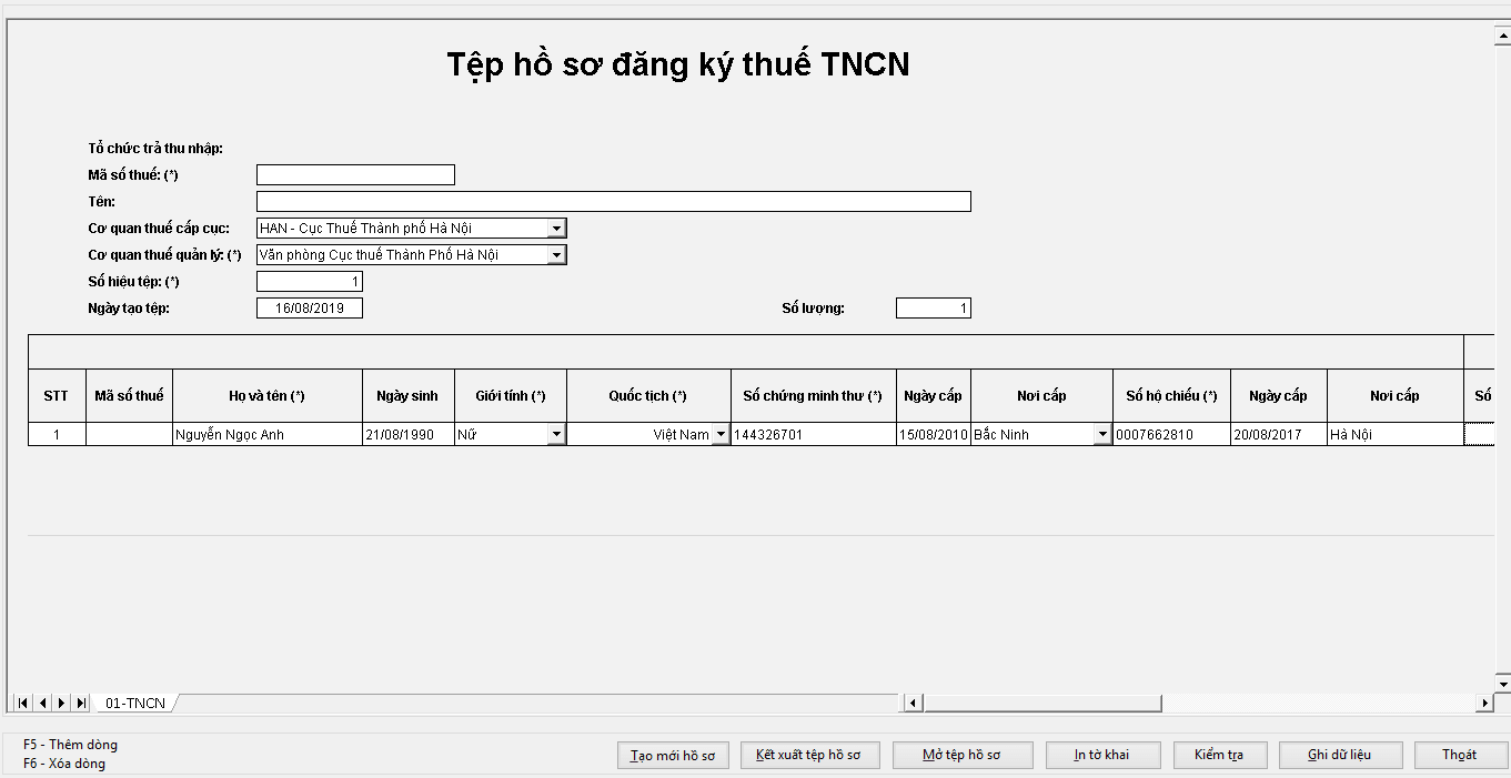 Phần mềm hỗ trợ quyết to&aacute;n thuế 2019