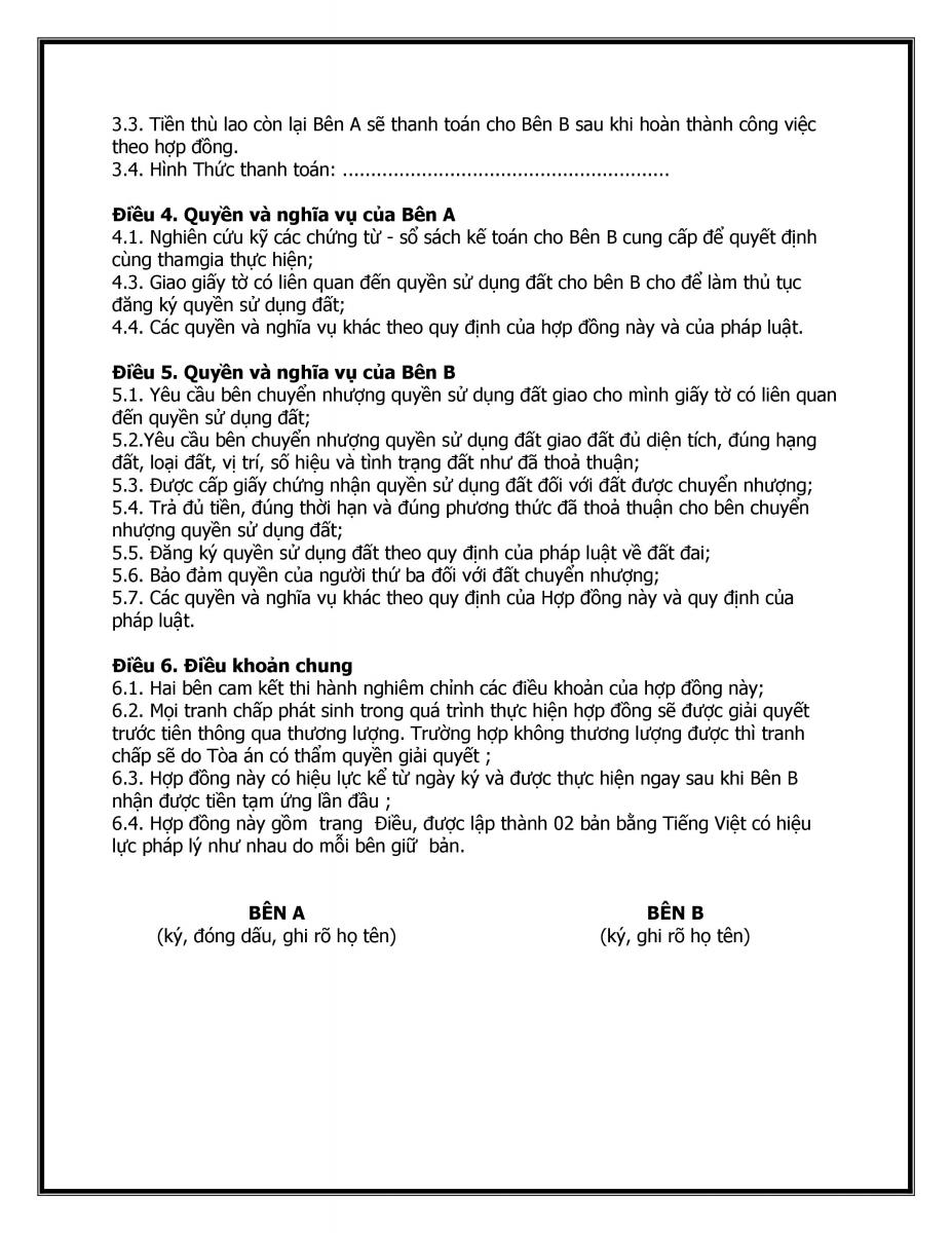 Hợp đồng khoán việc