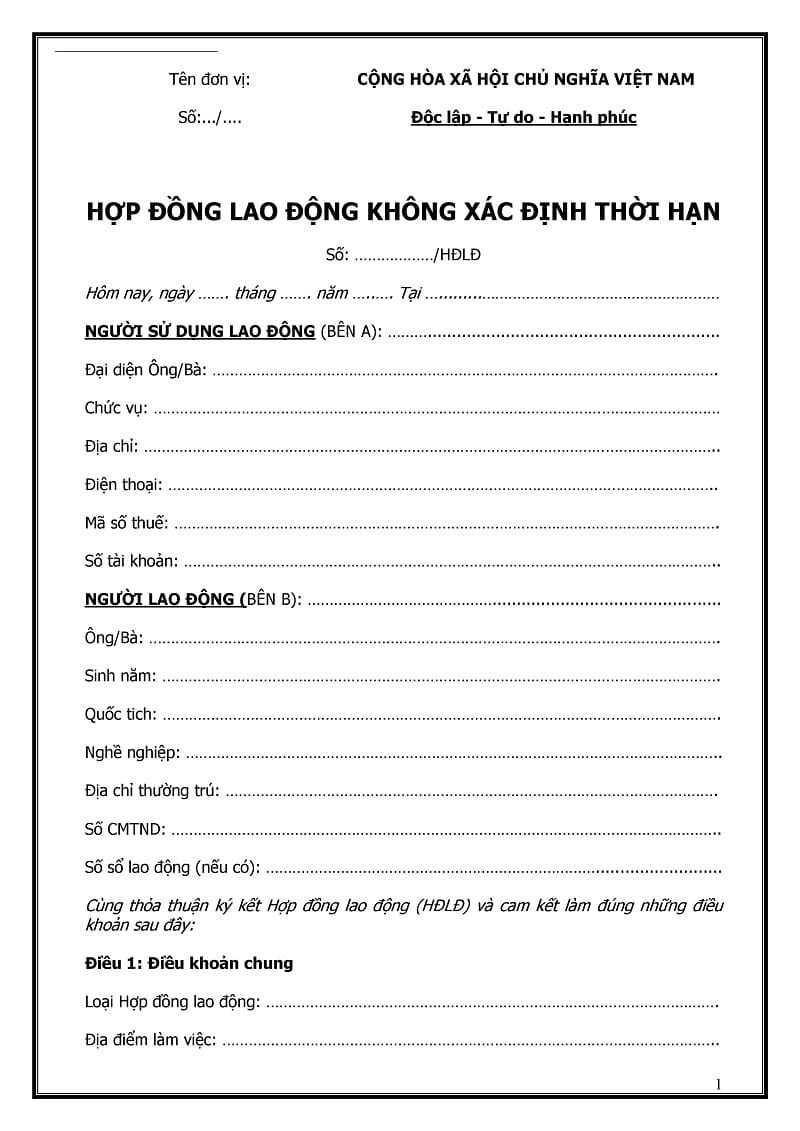 hợp đồng