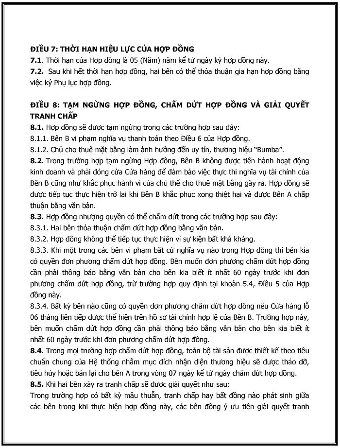 hợp đồng nhượng quyền kinh doanh