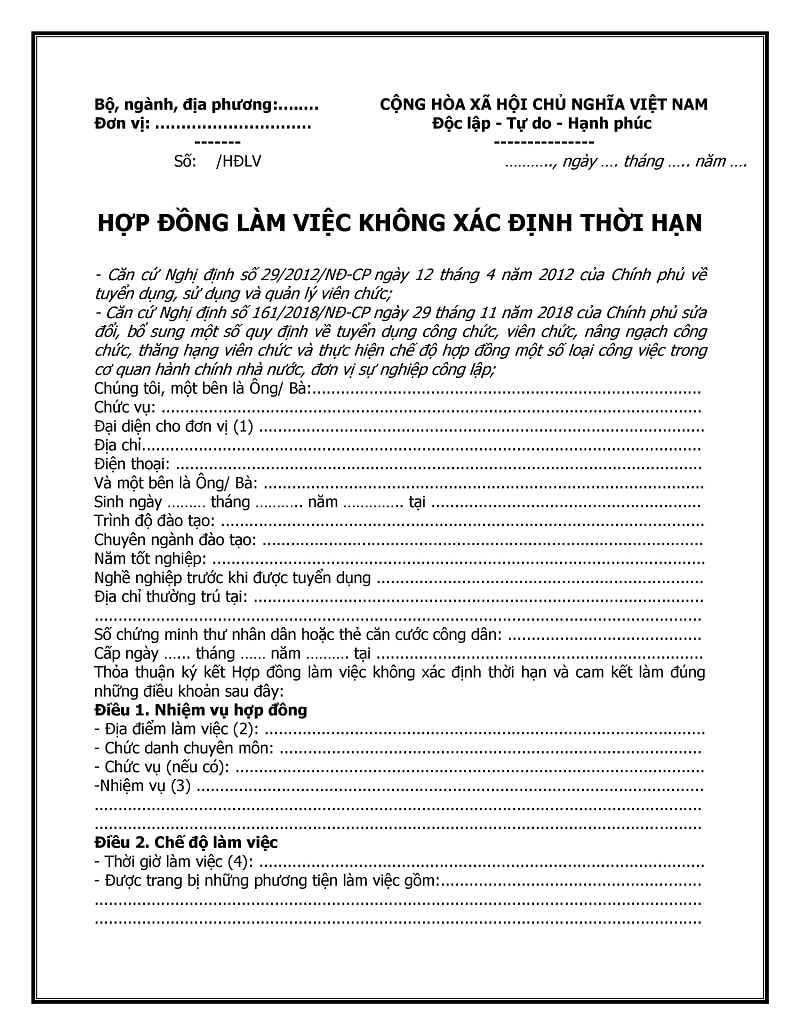 hợp đồng