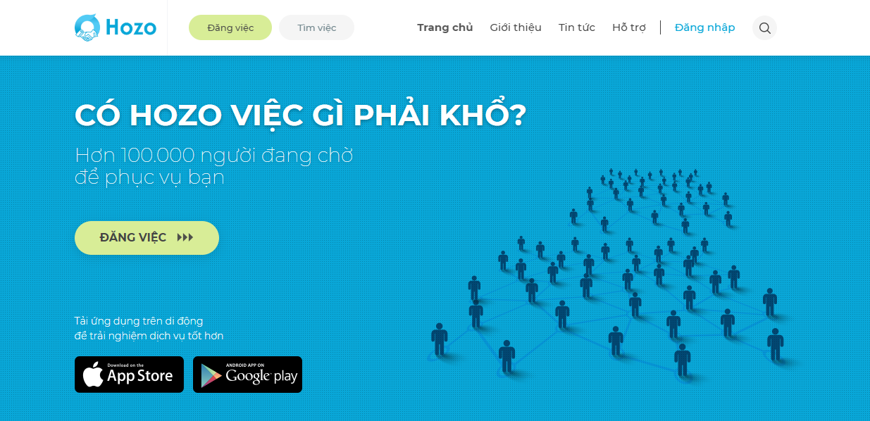 Các trang tuyển dụng miến phí