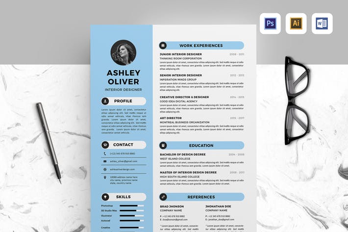 Mẫu Resume Leaflove d&agrave;nh cho người c&oacute; nhiều kinh nghiệm