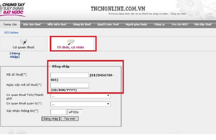 C&aacute;ch tra cứu m&atilde; số thuế người phụ thuộc