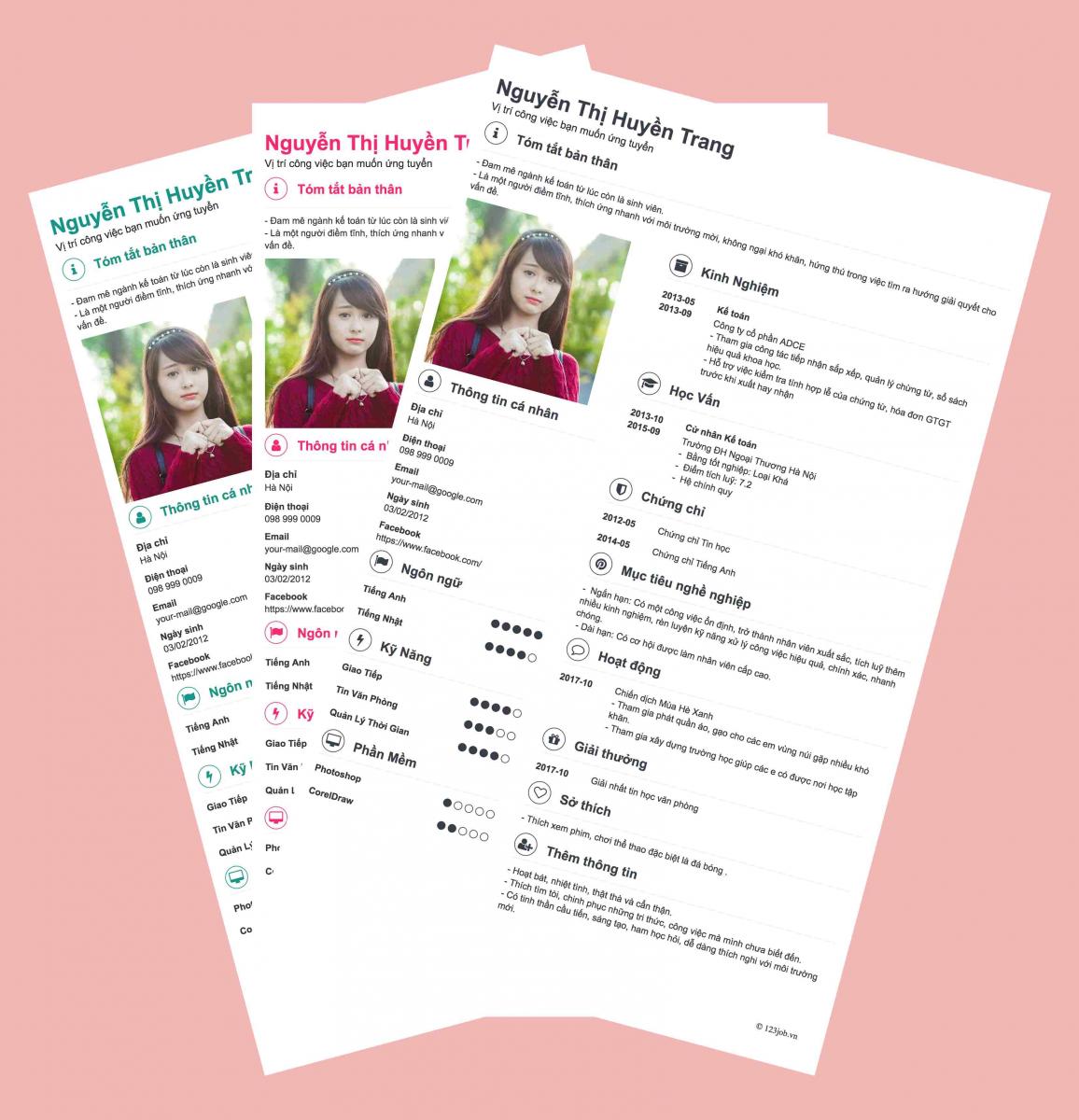 Lựa chọn đ&uacute;ng mẫu cv ph&ugrave; hợp với ng&agrave;nh nghề của bạn