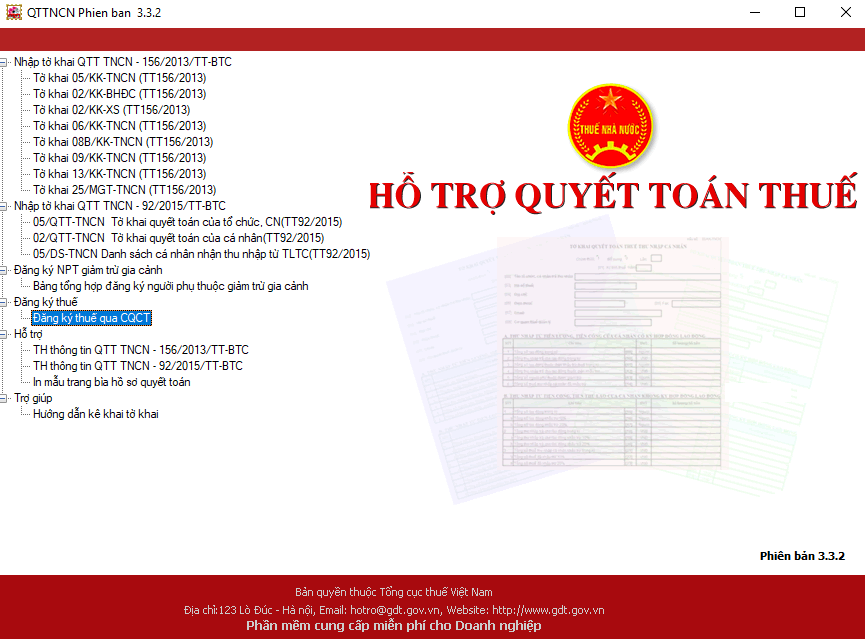 Phần mềm hỗ trợ quyết to&aacute;n thuế 