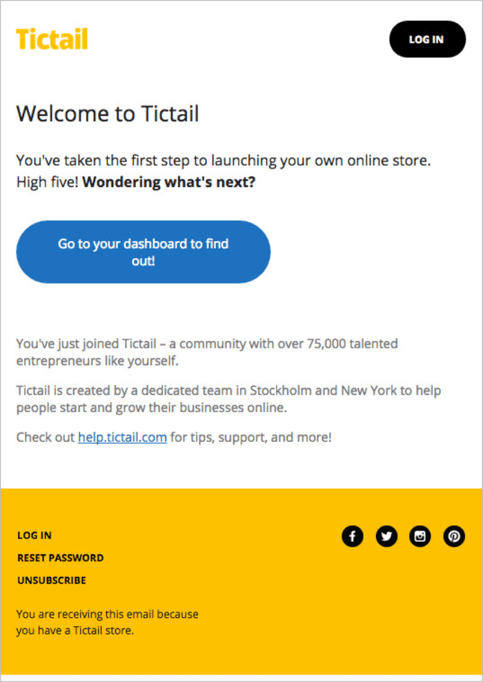 Th&ocirc;ng điệp k&ecirc;u gọi h&agrave;nh động xuy&ecirc;n suốt email