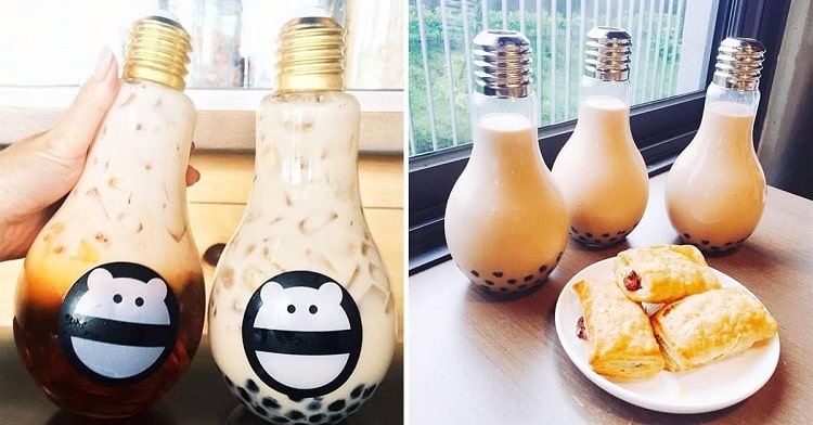 tr&agrave; sữa b&oacute;ng đ&egrave;n