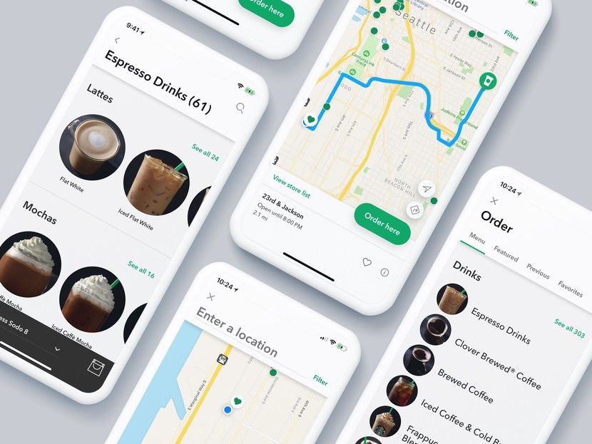 Gọi c&agrave; ph&ecirc; chỉ trong chốc l&aacute;t với Starbucks App