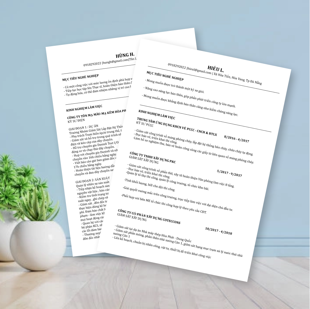 Tải mẫu CV file word Biên/Phiên dịch viên miễn phí