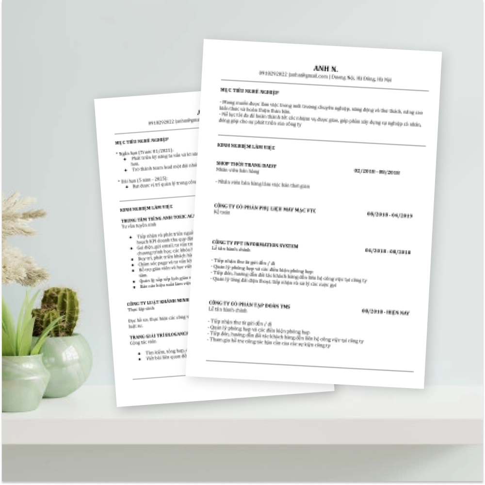 Tải mẫu CV file word Quản trị mạng miễn phí