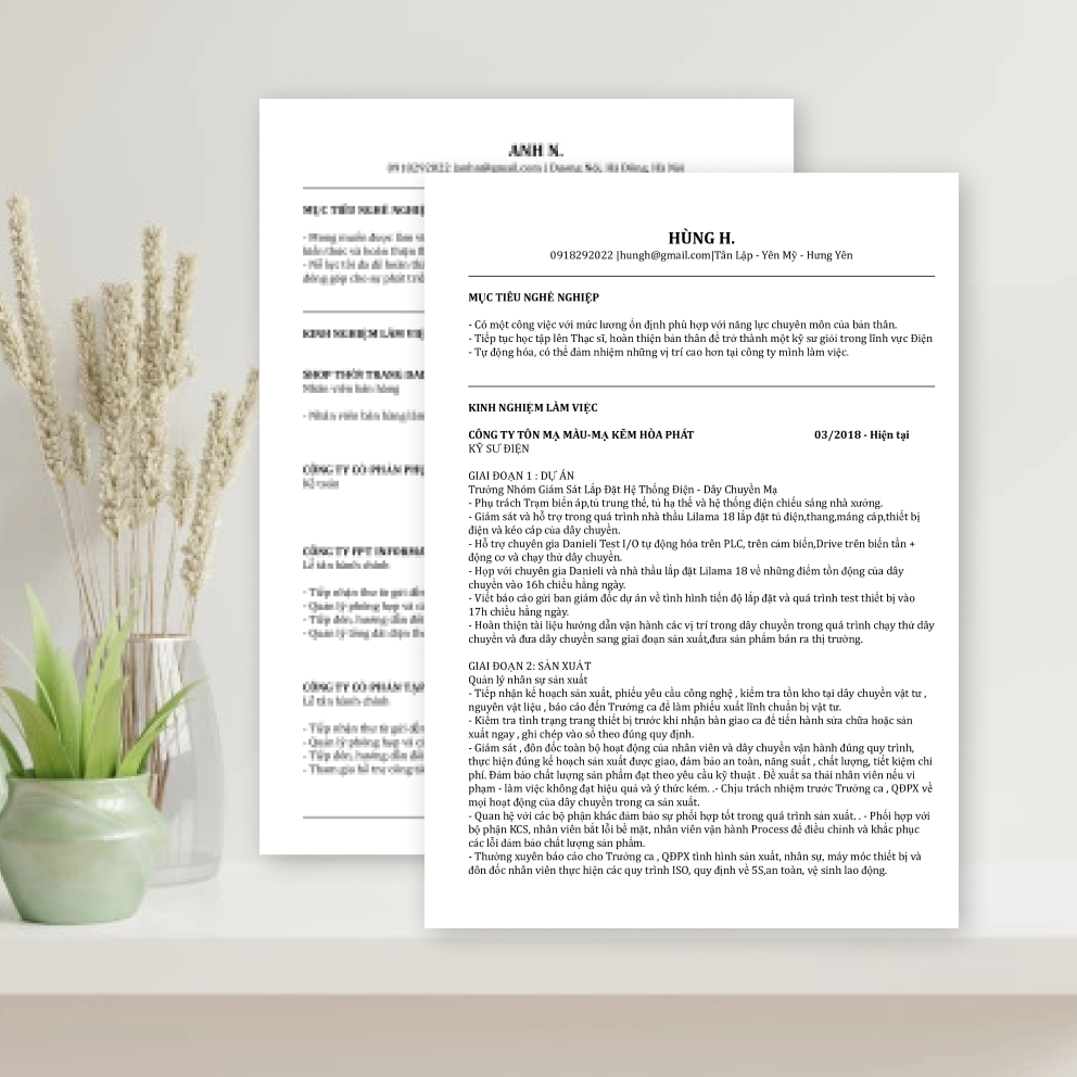 Tải mẫu CV file word Luật sư/nhân viên pháp lý/Cố vấn luật miễn phí