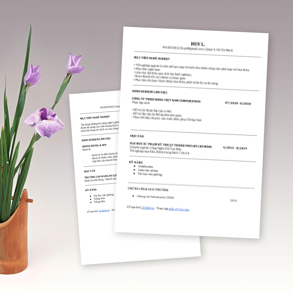 Tải mẫu CV file word Teller - Giao dịch viên miễn phí