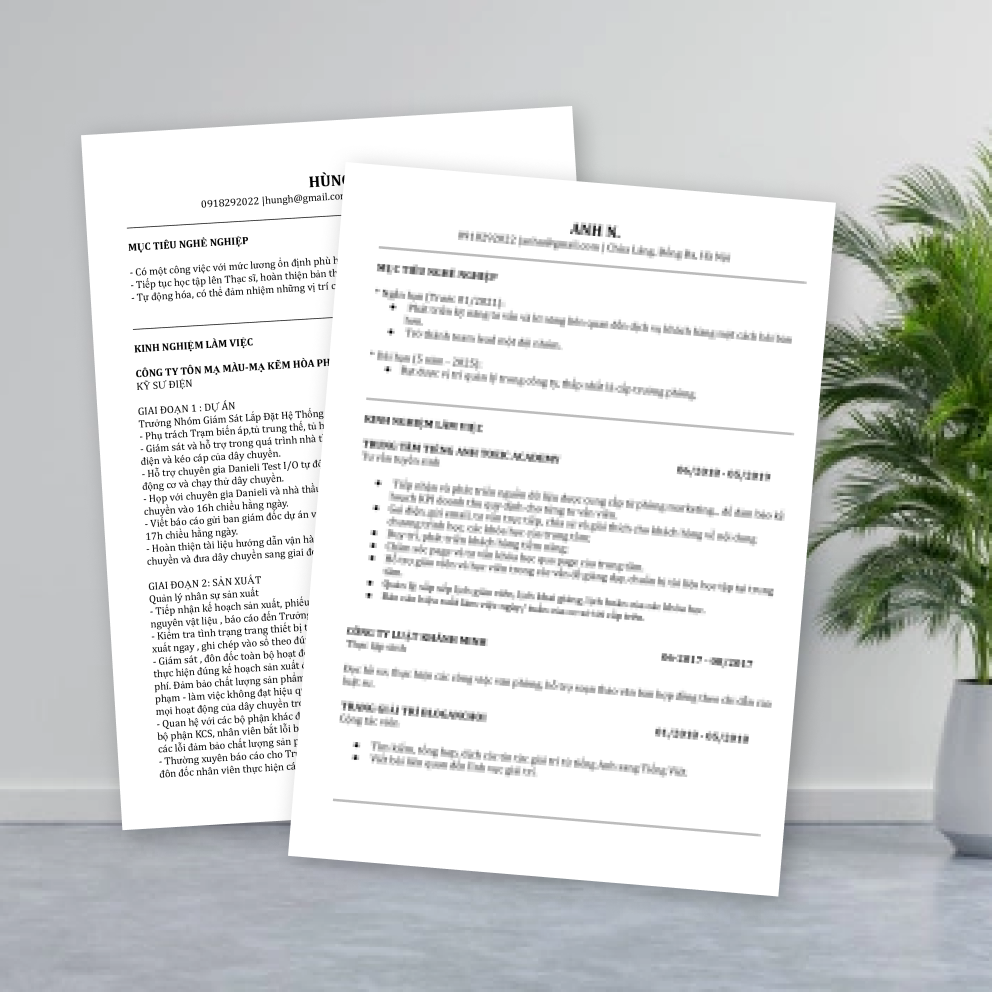 Tải mẫu CV file word Giám sát kinh doanh miễn phí