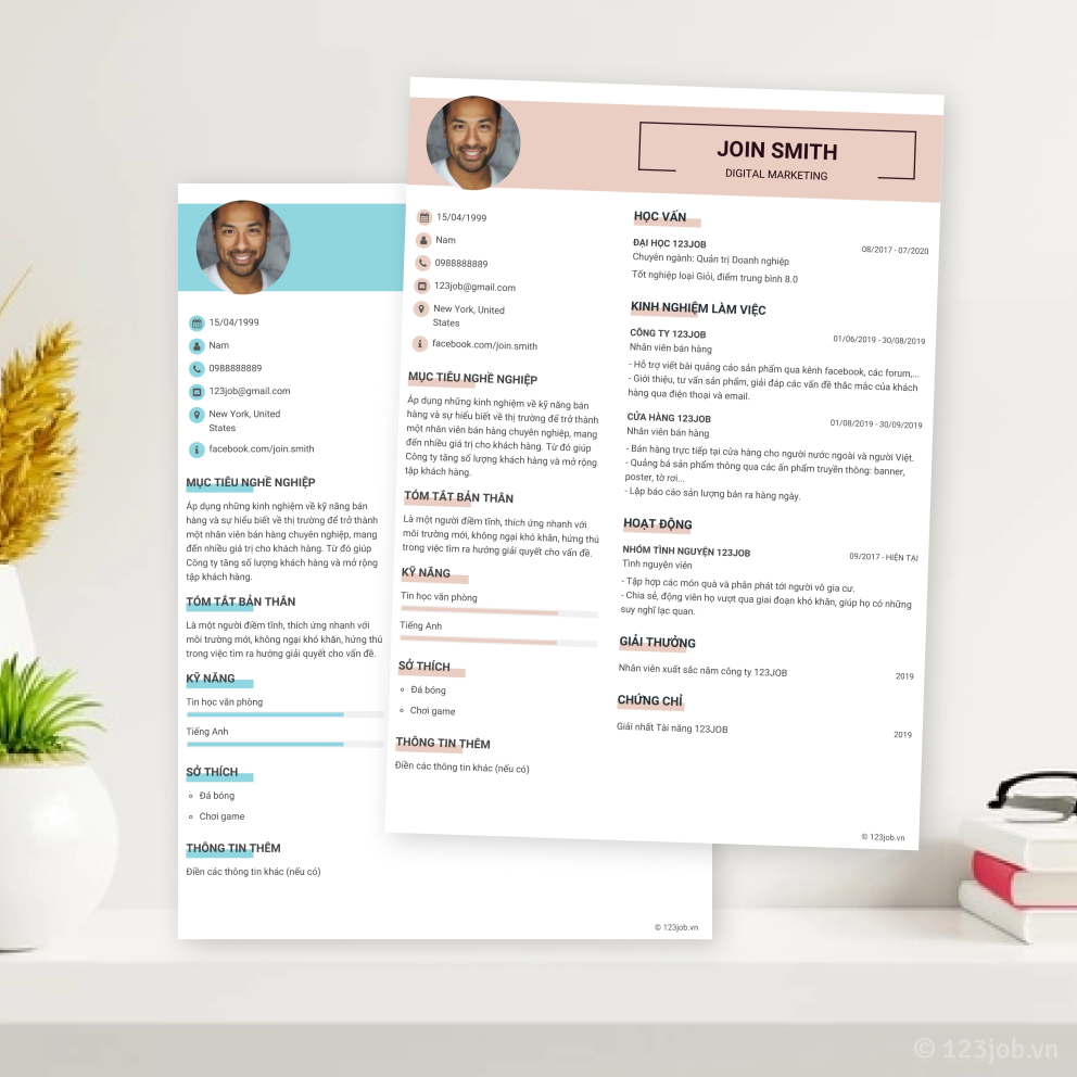 Mẫu CV Tiêu chuẩn - Thu hút