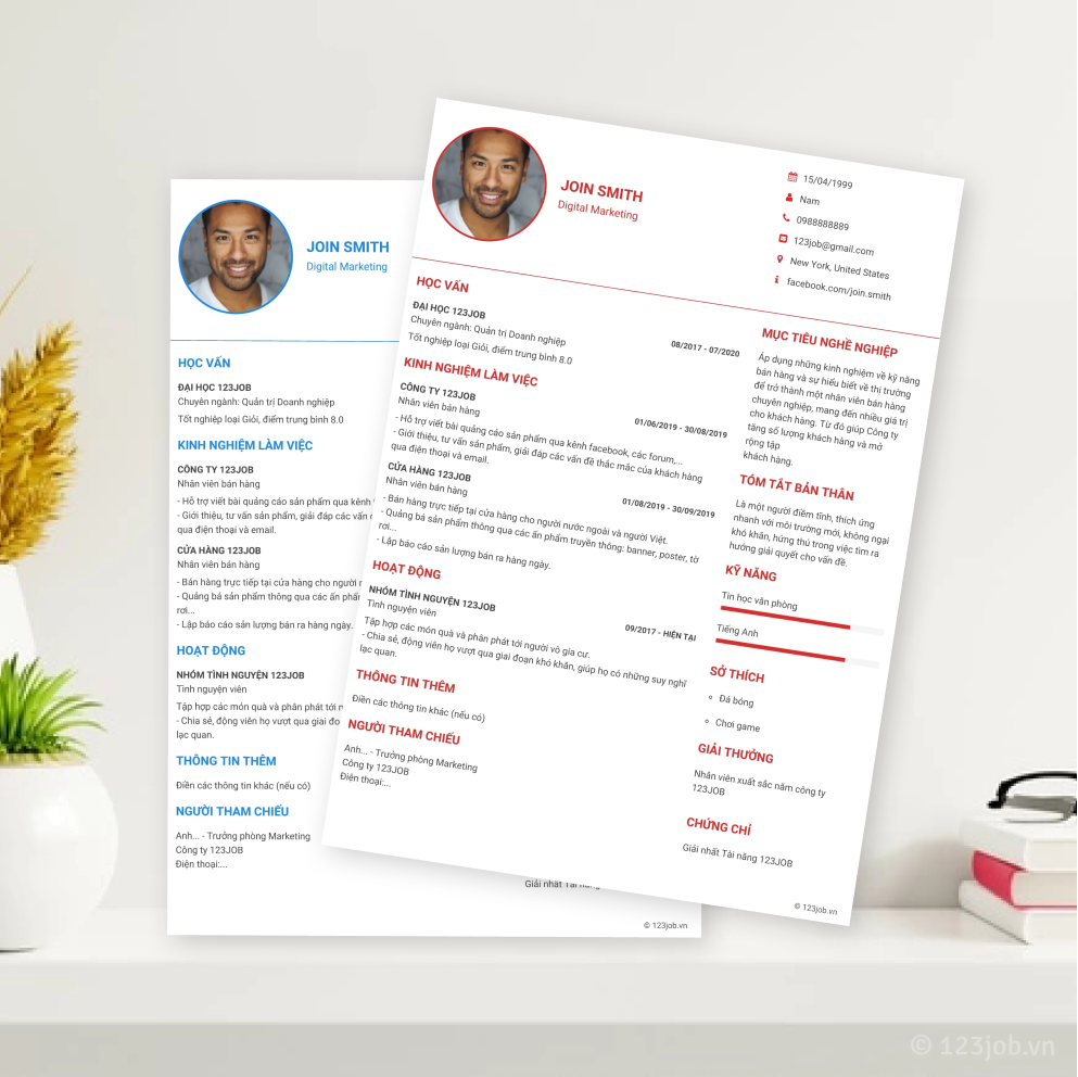 Mẫu CV Timeline - Độc lạ