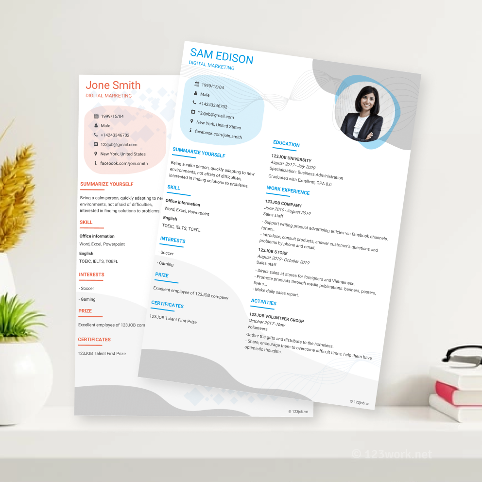 Mẫu CV Thành tựu tiếng Anh