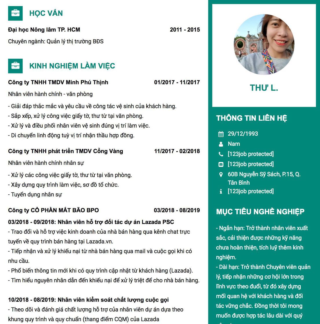 Gợi ý cách viết Mẫu CV tham khảo Nhân viên hành chính - văn phòng 