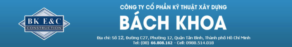 công ty cổ phần kỹ thuật xây dựng bách khoa