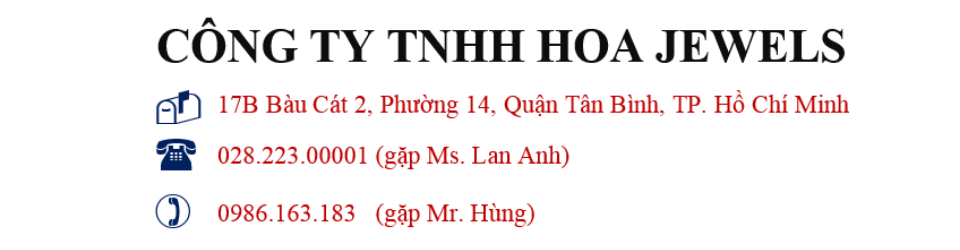 công ty tnhh hoa jewels
