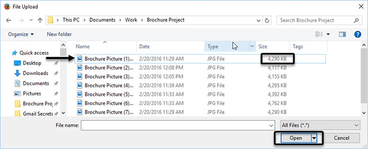 C&aacute;ch đ&iacute;nh k&egrave;m file l&ecirc;n email