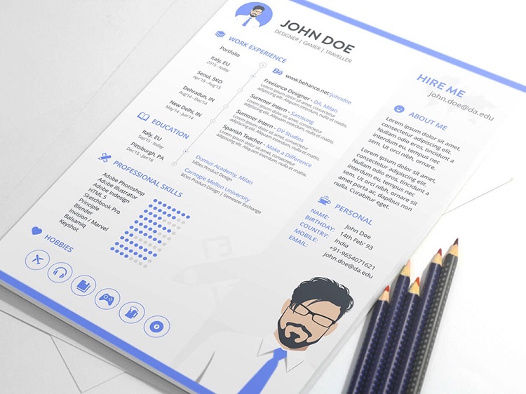Tạo CV thực tập sinh đẹp mắt, thu h&uacute;t nh&agrave; tuyển dụng