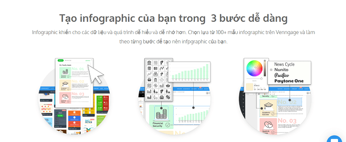 L&agrave;m infographic dễ d&agrave;ng bằng Venngage