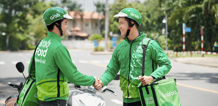 Shipper giao h&agrave;ng Grab