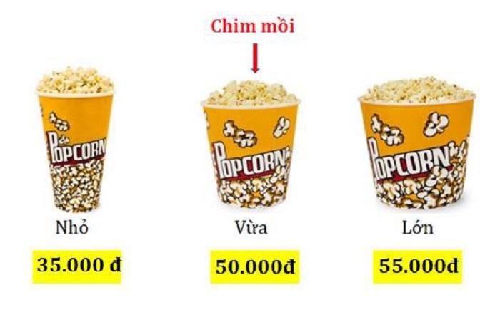 Chi&ecirc;u thức đ&aacute;nh lừa trong hiệu ứng chim mồi