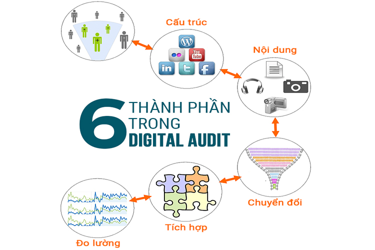 6 th&agrave;nh phần cơ bản trong digital audit
