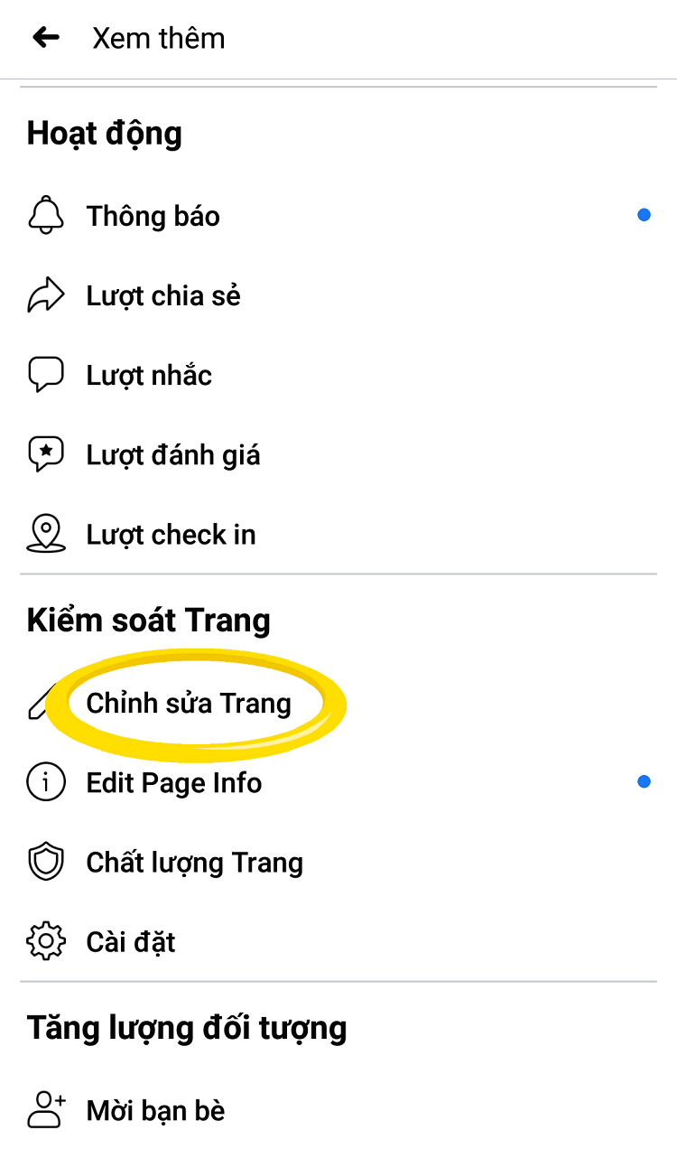 Chọn giao diện