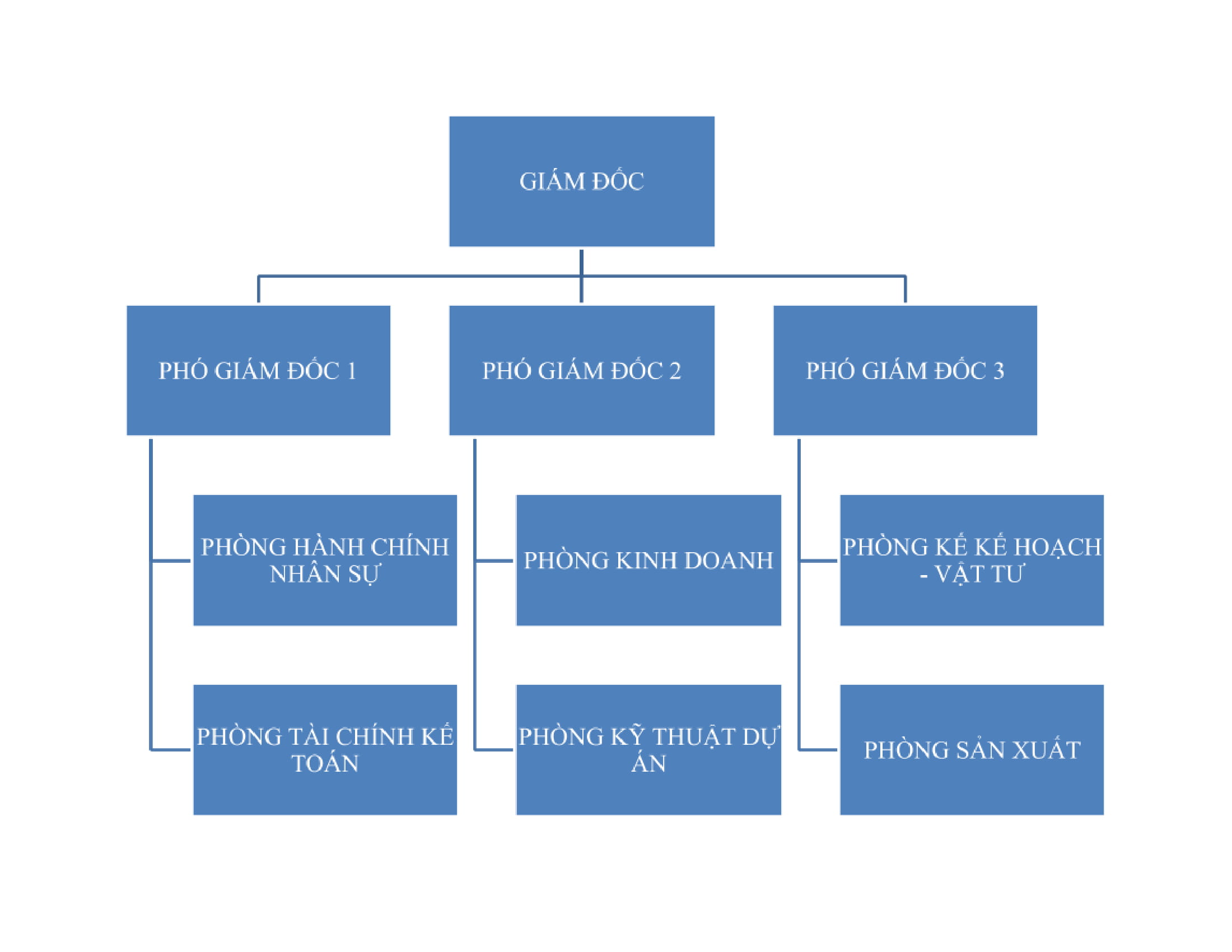 Mẫu sơ đồ tổ chức c&ocirc;ng ty TNHH