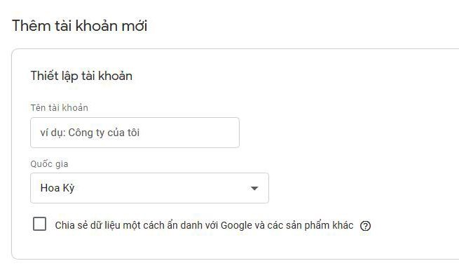 Bước 1: Tạo t&agrave;i khoản