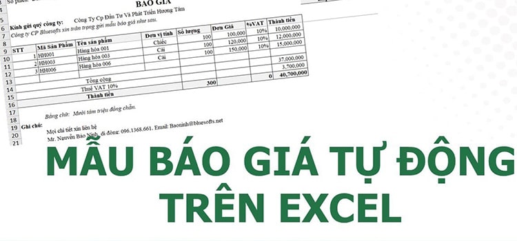 Mẫu báo giá