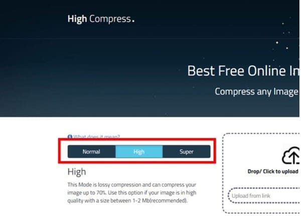 phần mềm high compress