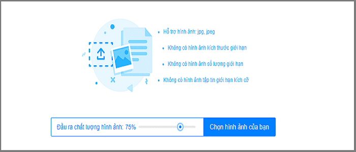 c&ocirc;ng cụ giảm dung lượng ảnh lớn 