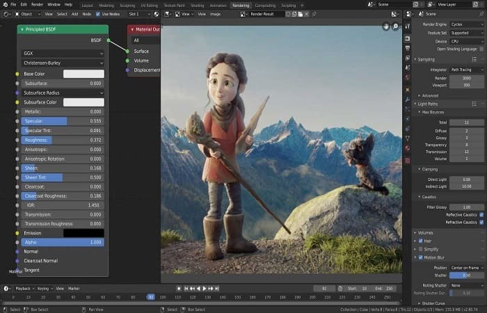 phần mềm chỉnh sửa video Blender