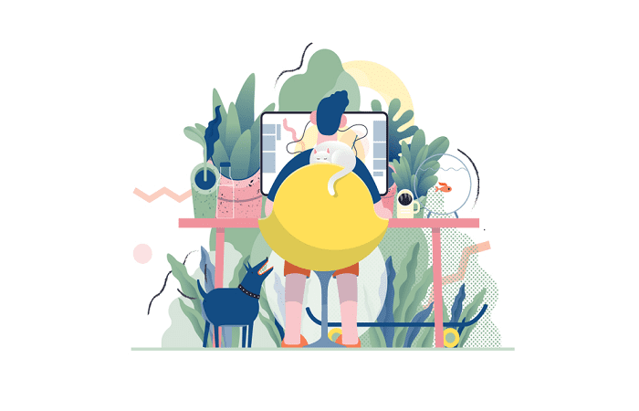 freelancer làm việc đa địa điểm